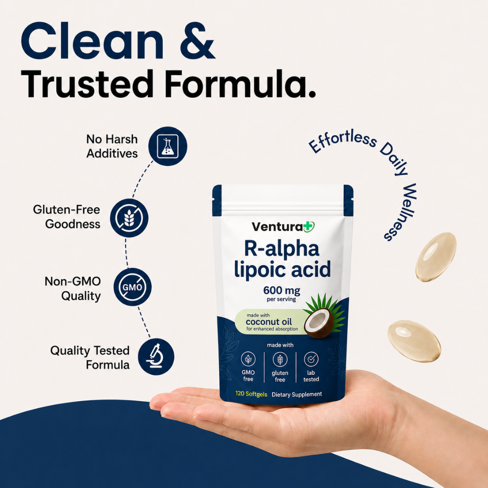 R-alpha Lipoic Acid- 600mg Softgels