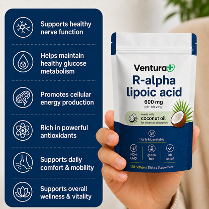 R-alpha Lipoic Acid- 600mg Softgels