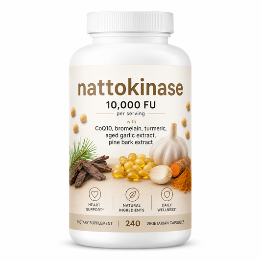 Nattokinase- 10,000 FU Vegetarian Capsules
