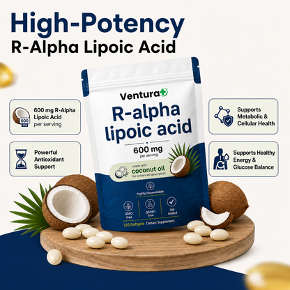 R-alpha Lipoic Acid- 600mg Softgels